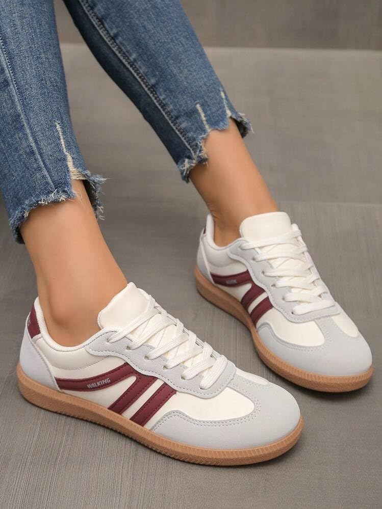 Image of layasa Women's Sneaker Stylish Women Shoes White