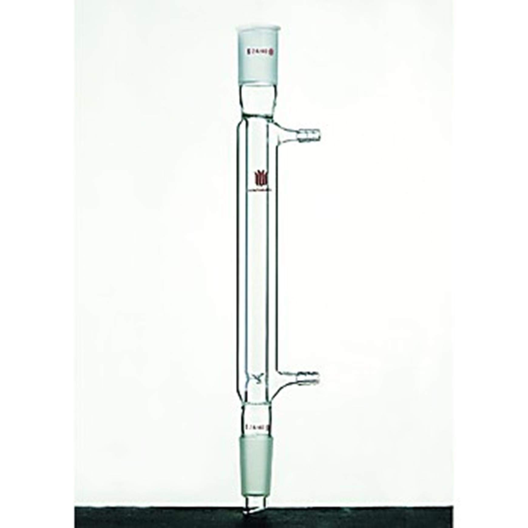 Kemtech AmericaC171120 Synthware Distillation Condenser, Jacketed, 14/20 Joint, 110 mm Jacket Height, 180 mm Height