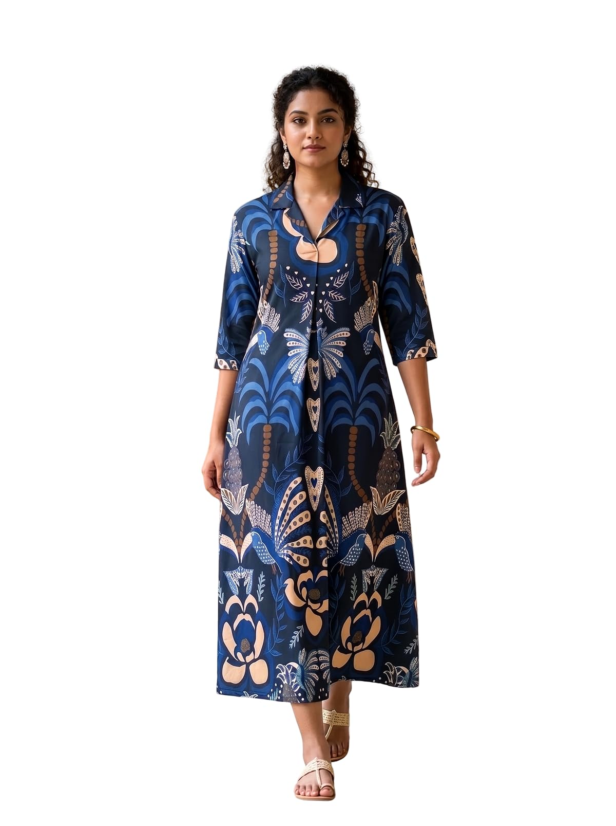 Women Dress | Polyester with Cotton Feel Fabric | Casual Stylish Comfortable Dress | Pack of 1-image-20