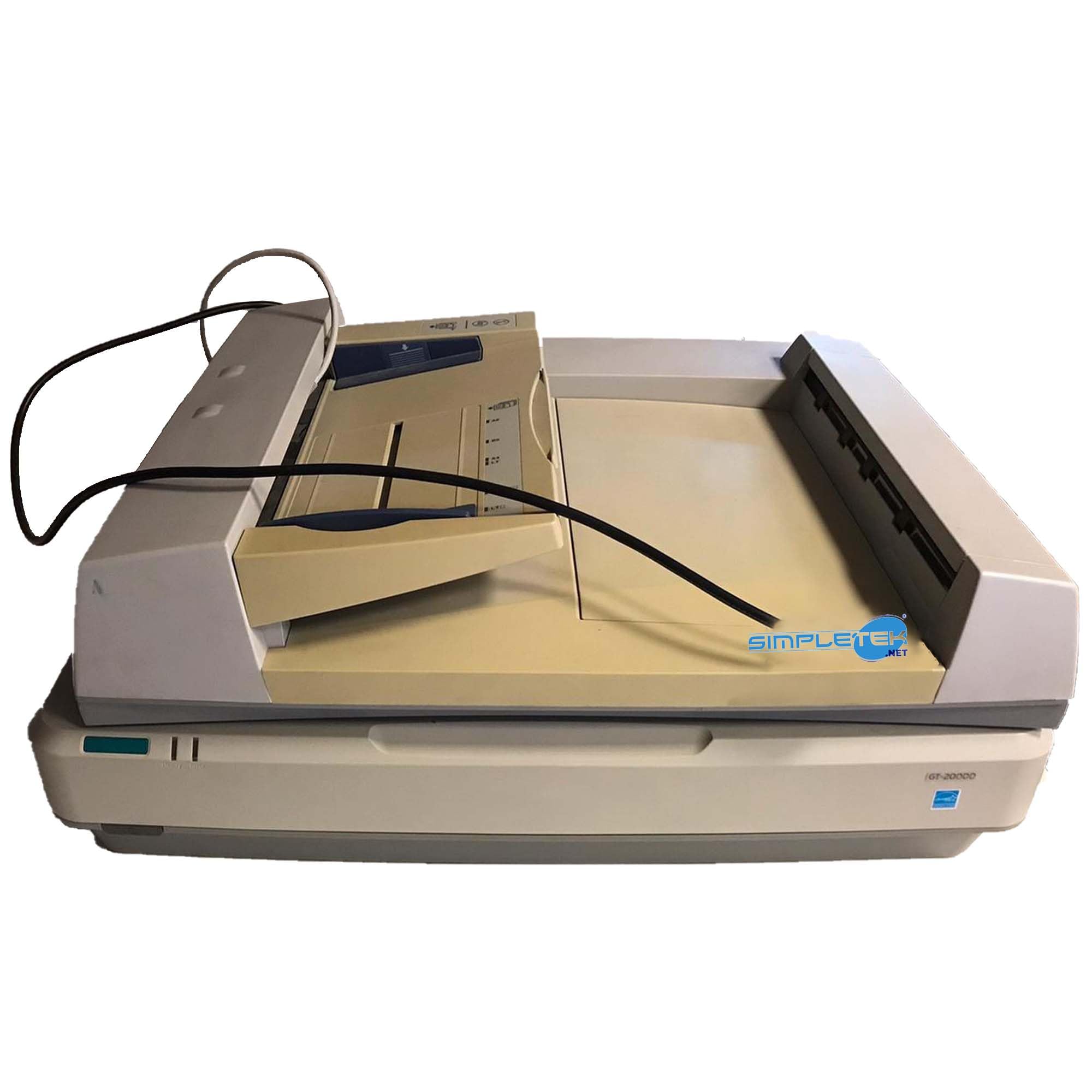 SIMPLETEK - Scanner Professionale GT-20000 con ADF Supporta Grandi Documenti A3 A4 297 x 420 mm Connessioni USB SCSI Mac | Cavo di Alimentazione e USB Omaggio (Ricondizionato)