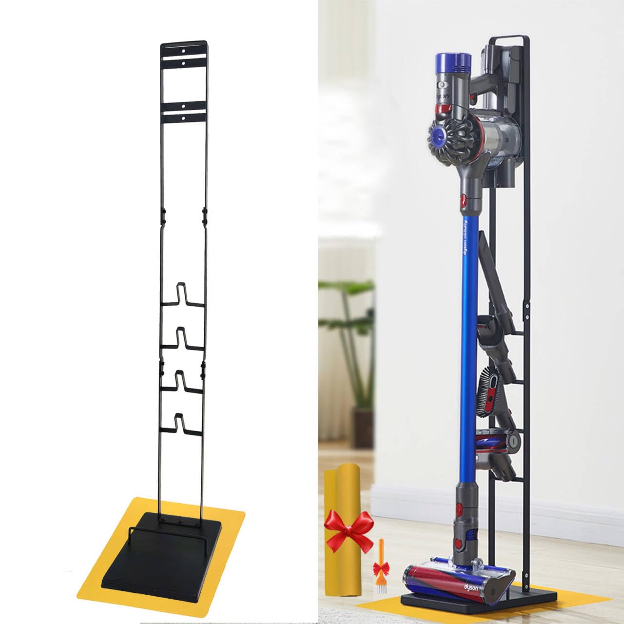 Vacuum Stand for Dys,Storage-Stand-Docking-Station-Holder Compatible with Dys,Stable Metal Storage Bracket Stand Holder,V6 V7 V8 V10 V11 V12 V15 DC30 DC31 DC34 DC35 DC58 DC59 Cordless