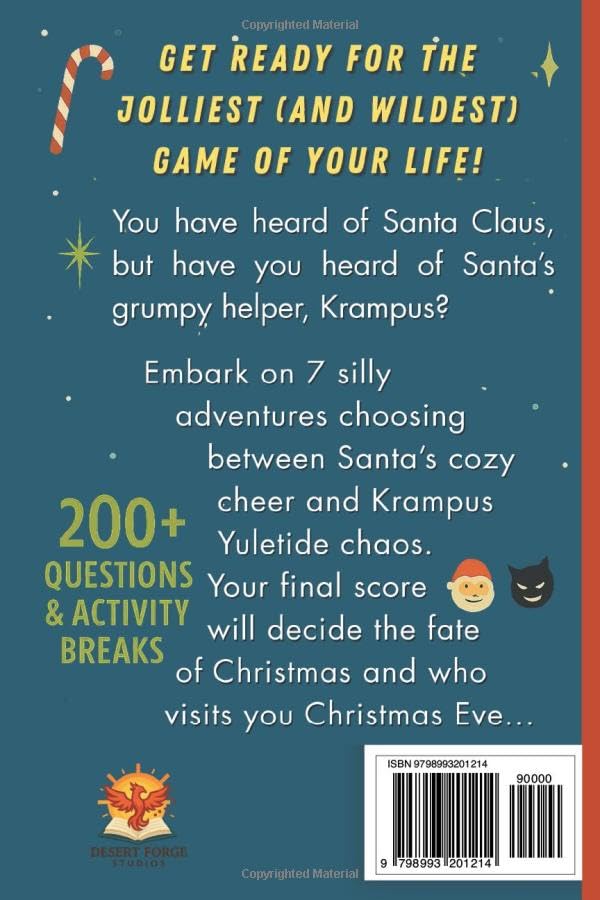 Would You Rather? Santa vs Krampus: A fun adventure Game for Kids filled with Hilarious and Thought Provoking Questions, funny jokes, and places to doodle - Image 2