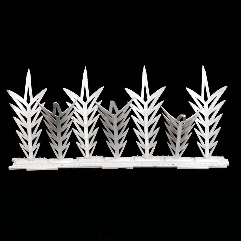PikArt Pigeon Spikes (Pack of 1) Premium Plastic Bird Repellent Spikes for Roof Edges, Gates, Fences & Ledges | Long-Lasting Outdoor Protection,-image-40