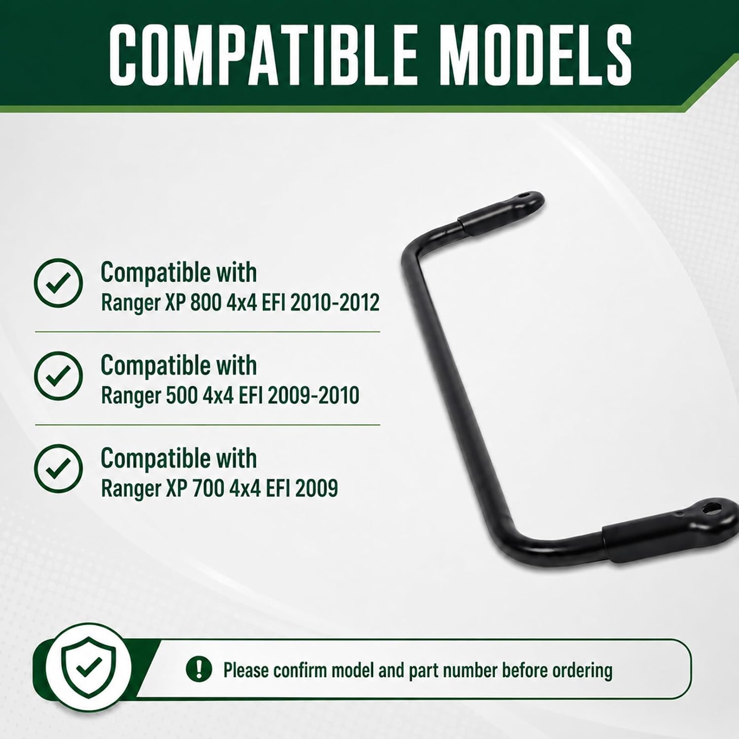 Rear Stabilizer Bar Compatible with Ranger 500 700 2010 2011