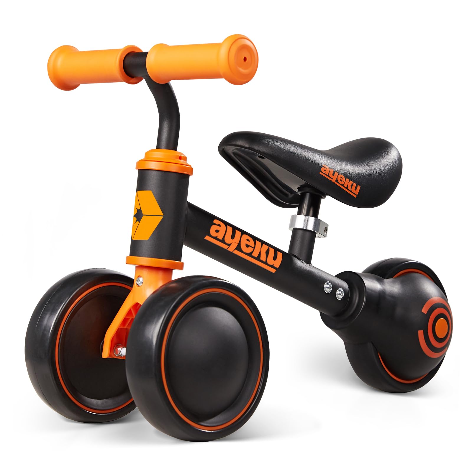AyeKu Baby Balance Bike for Toddlers 1-3 yrs, Black