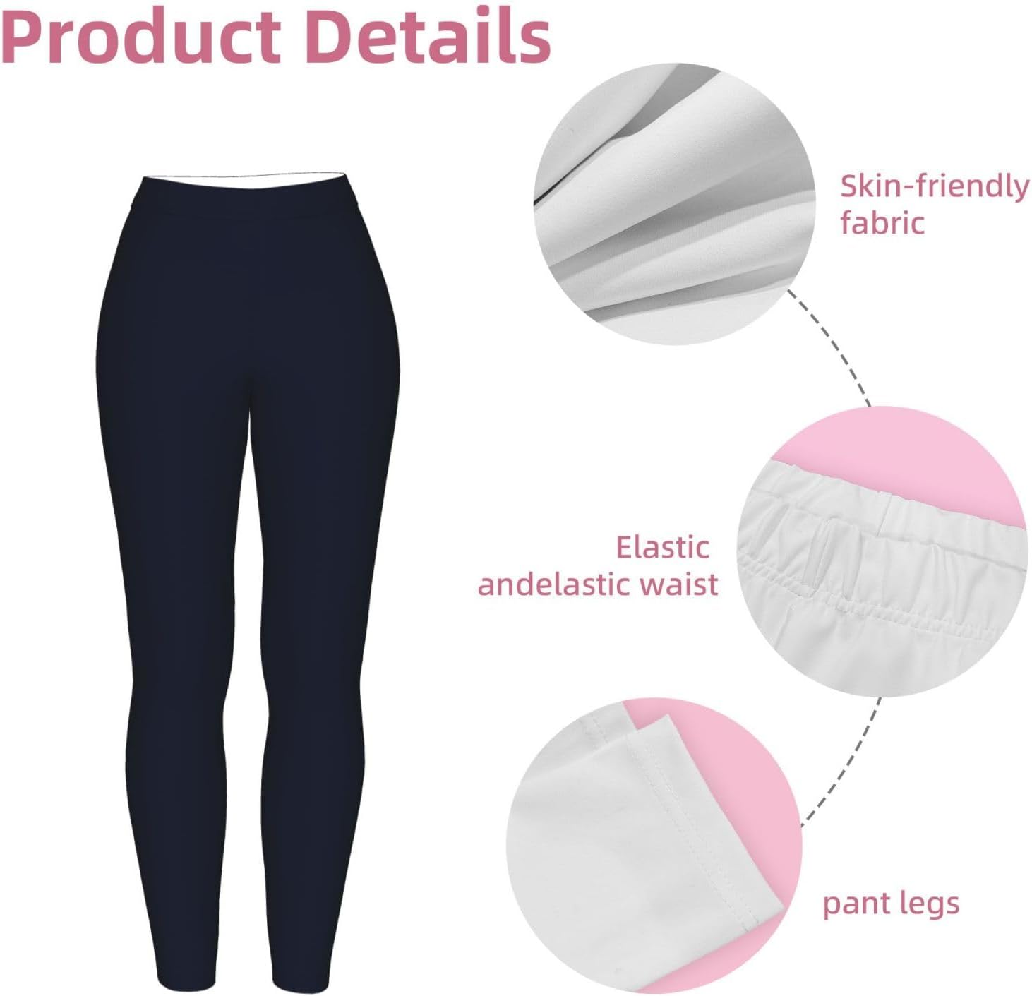 Dark Blue Purple Stretch Leggings,Opaque Printed Pants for Workout | Tummy control,Comfortable and breathable,Not tie your legs tightly