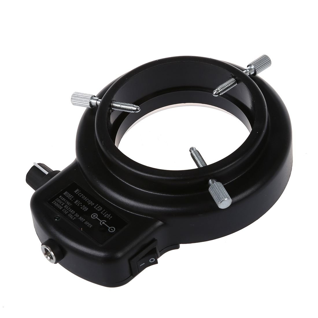 144 LED Mikroskop Ringlicht Ringleuchte 0-100% Einstellbar Lampe für Microscope Ringbeleuchtung