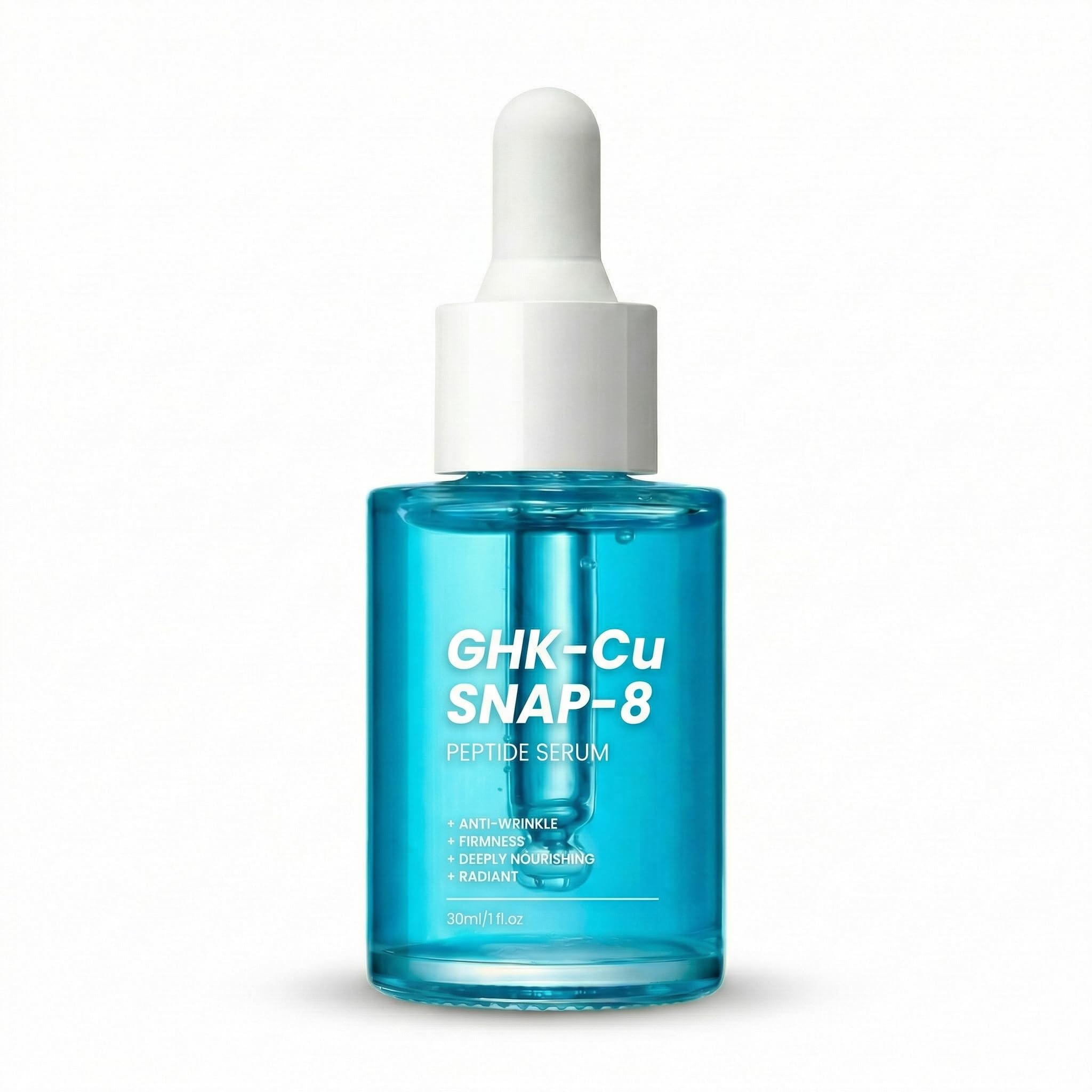Grospe GHK-Cu Copper Peptide Serum for Face - Multi Peptide Anti-Aging Topical Skin Care with SNAP-8
