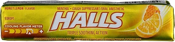 Halls Honey Lemon,1-9 drops stick