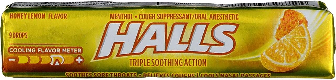 Halls Honey Lemon,1-9 drops stick