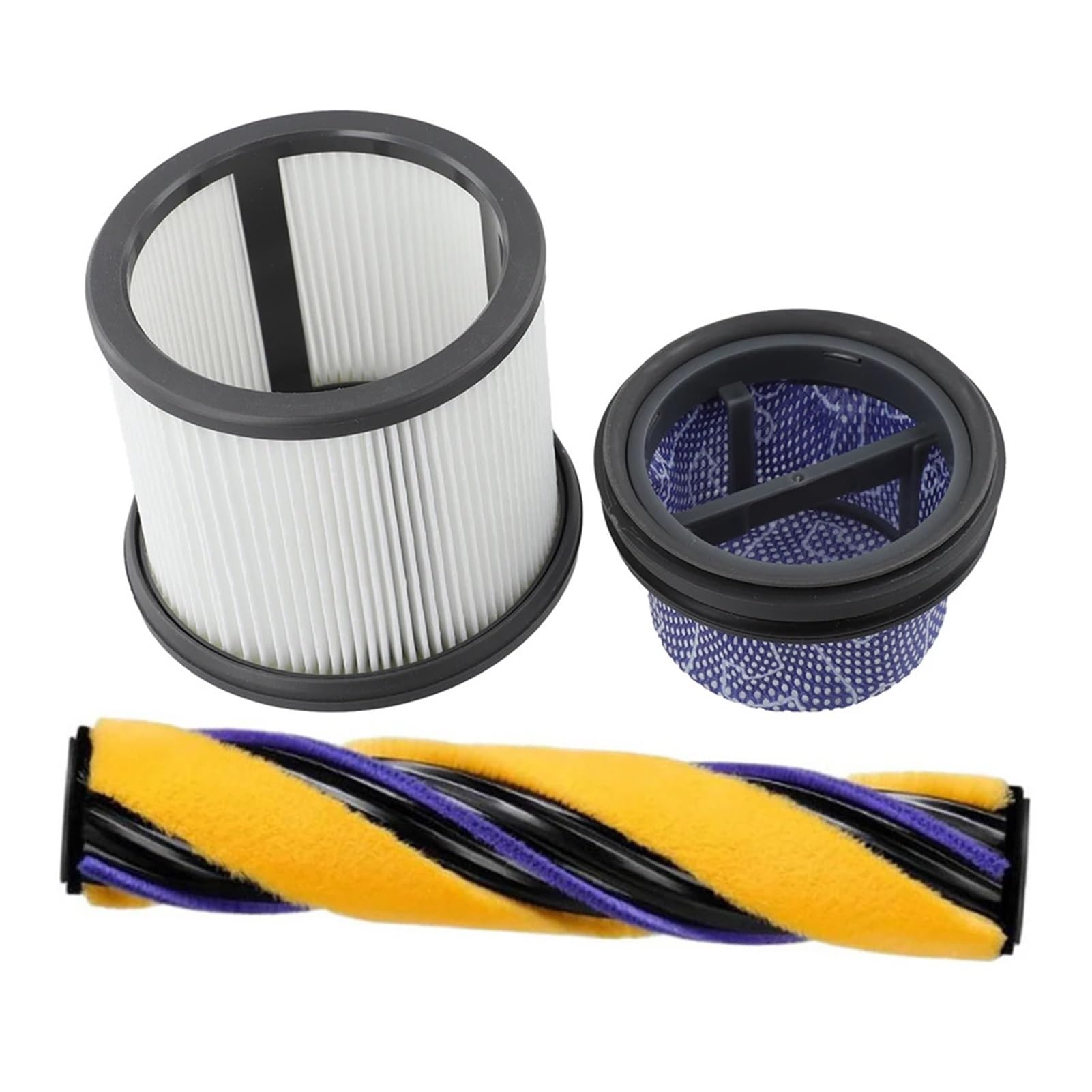 Dirlux Compatible for Dreame Z40 Station Series Robot Vacuum Main Brush with Roller and HEPA Filter Accessories Kit