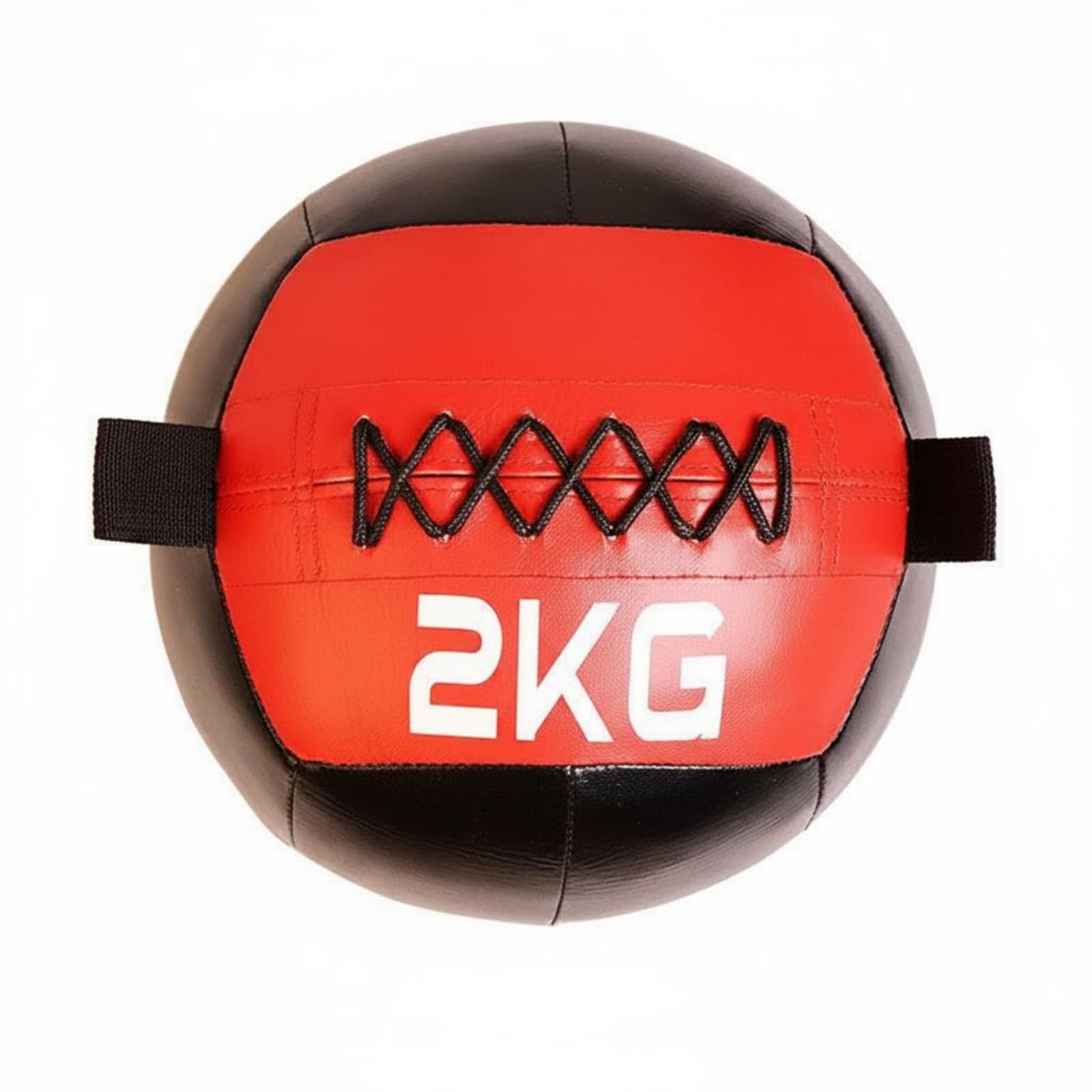 Fitness Weighted Ball Palla Medica Palla Zavorrata Palla Allenamento Palla Esercizi in PVC Similpelle con Maniglie Laterali Cuciture Rinforzate Presa