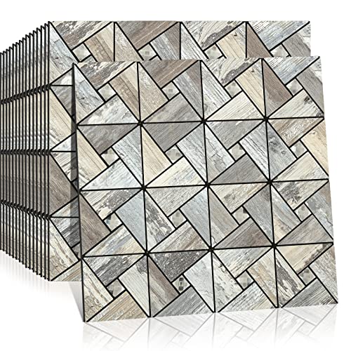 Midcard 8-Sheet Peel and Stick Backsplash of Kitchen Mosaic Tiles,
