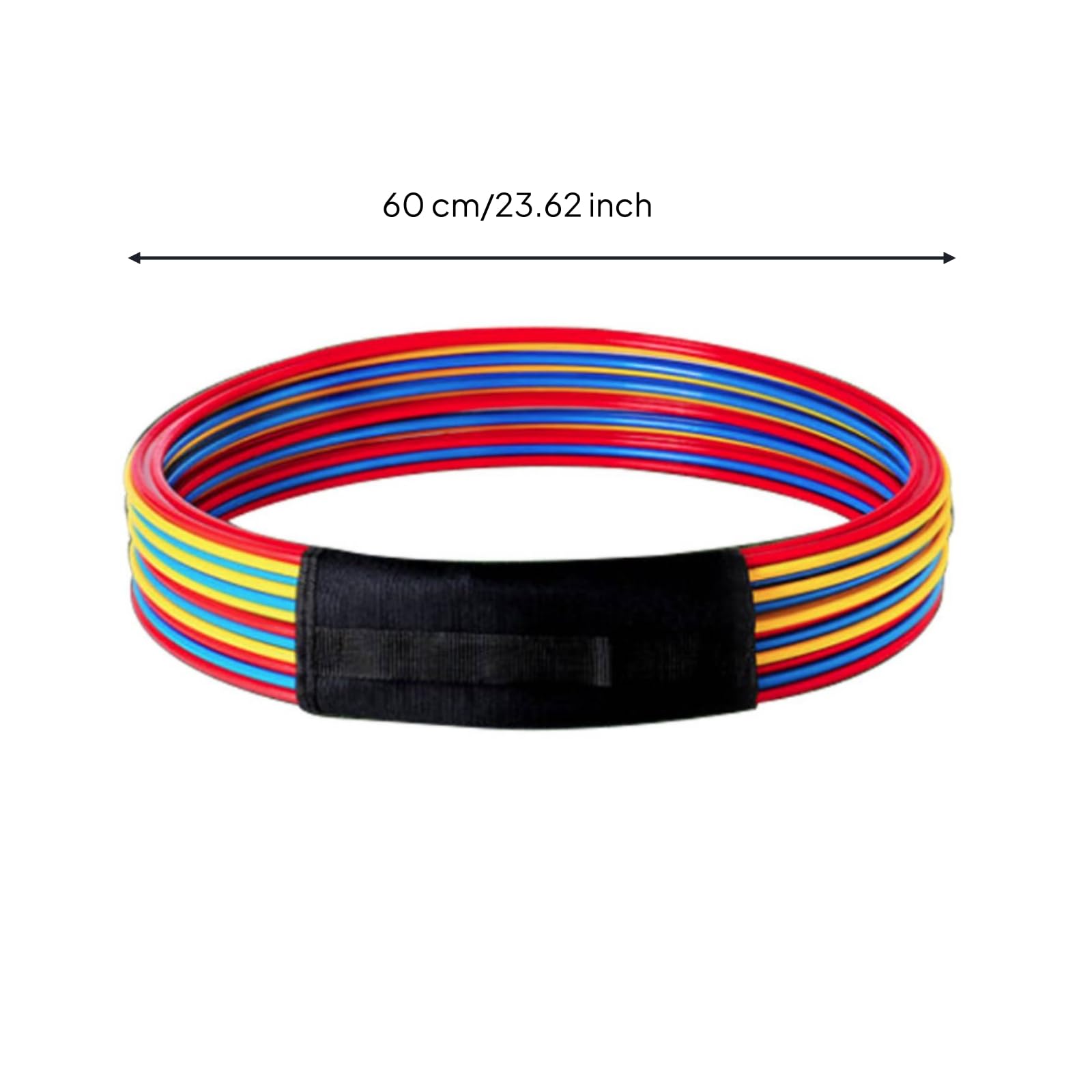 Cerchio Agility Multicolore Cerchio Plastica Flessibile Liscio Anello Training per Fitness