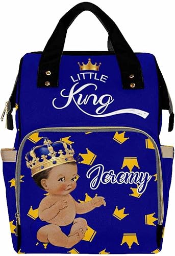 Miniatura 2 de Artsadd Bolsa de pañales con nombre personalizado para bebé, mochila para mamá y papá, Patrón 11, Personalizado