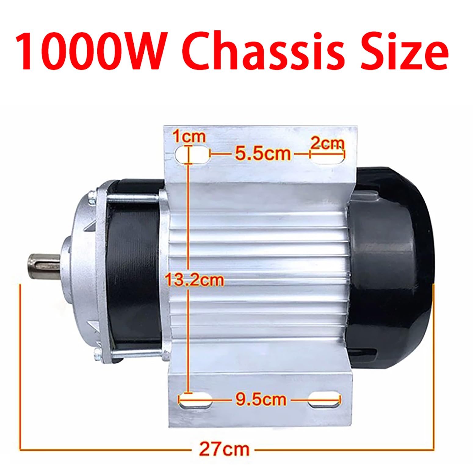 1000W Elektromotor Umrüstkit 48V - Für E-Dreirad & E-Bike, 500kg Tragkraft