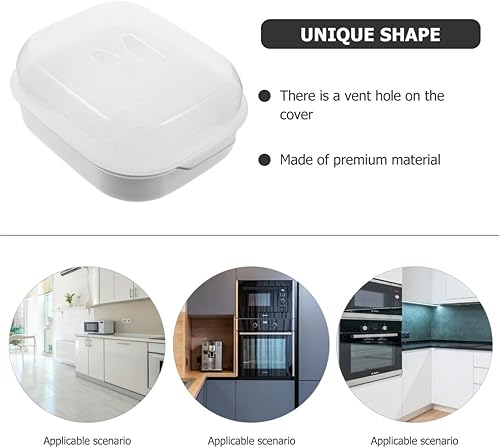 Miniatura 3 de Vaporizador de horno de microondas para bollos al vapor de cocina cocina calefacción vapor microondas horno cesta de alimentos ventilación