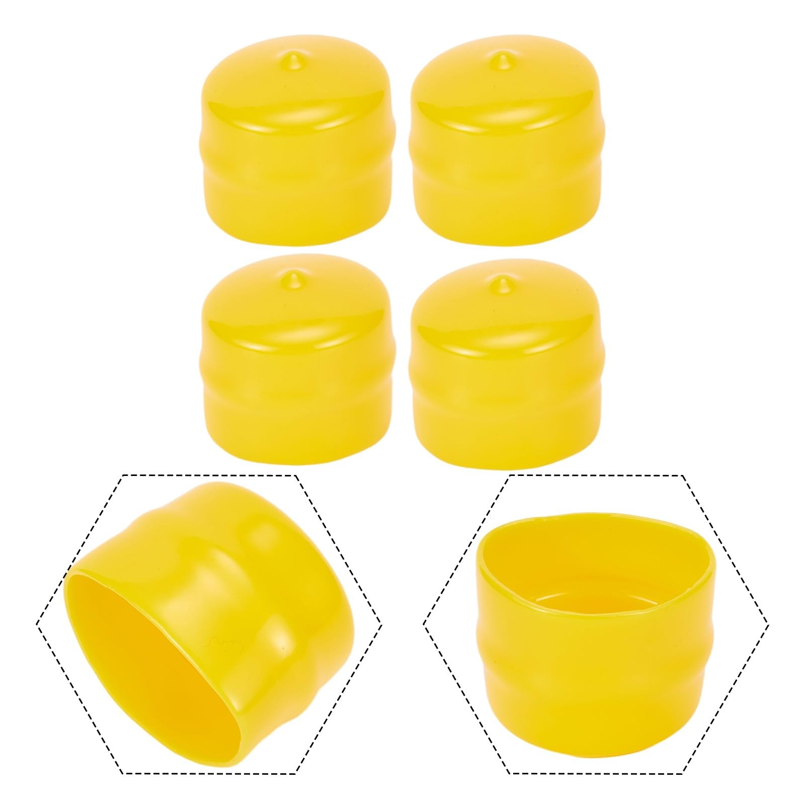 Confezione da 4 coprimozzi per cuscinetti anteriori di ricambio per trattori tosaerba John Deere (modelli 105, 115, 125, 135, 145, 155c, D100¨CD170, G100¨CG110, GT235¨CGT255, L100¨CL130, LA100¨