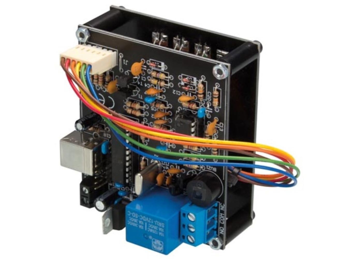 Whadda Kit di saldatura, fai da te, lettore di tessere di prossimità con interfaccia USB, programmabile fino a 250 badge, RFID