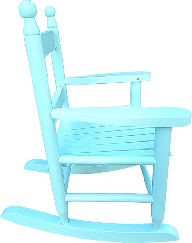 Miniatura 24 de Goujxcy Mecedora para niños, mecedora clásica de madera para interiores y exteriores, para jóvenes, niños/niños, para sala de estar, dormitorio,