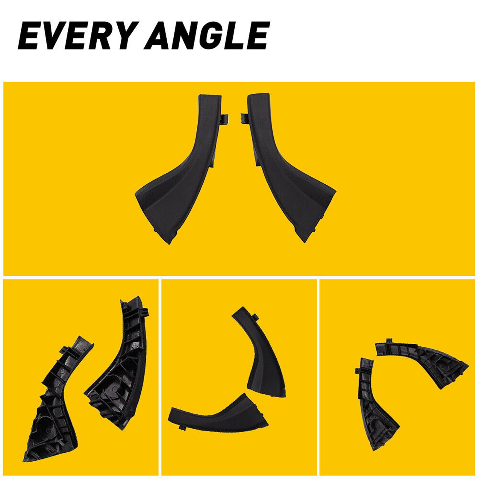 DBEIXIWEI 2PCS Front Windshield Wiper Cowl Extension Trim Covers 53866/7-42012 Compatible for Toyota RAV4 2006-2012