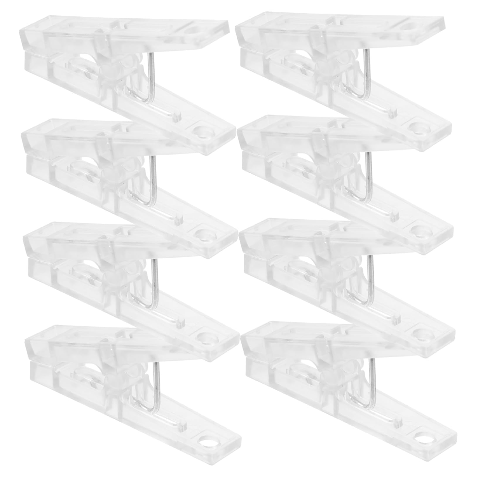Abaodam 5 Sätze Teiliges Winddichte Klammern Für Handtücher Und Kleidung Transparente Clips Für Wäsche Unterwäsche Und Decken Robuste Und Leichte Hänger Für Reisen Und Zuhause 10 Stück * 5