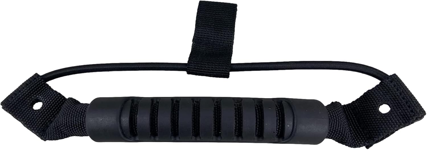 MARINE BOAT CANOE BLACK RUBBER KAYAK CARRY HANDLE PADDLE PARK BUNGEE SIDE Mount