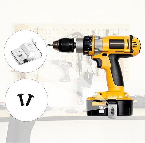 Miniatura 4 de Clips de cinturón para herramienta Dewalt de 20 V, clip Dewalt 6 piezas de repuesto para herramientas Dewalt de 20 V Max, clips de acero inoxidable