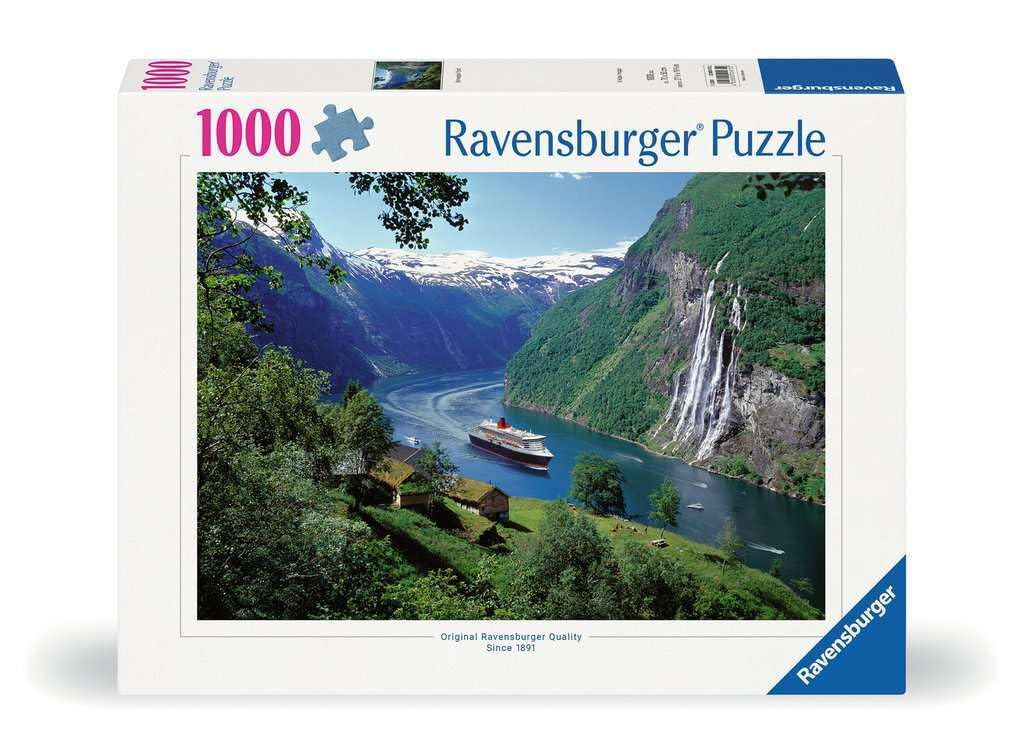 Ravensburger Puzzle 12000475 - Norwegischer Fjord - 1000 Teile Puzzle für Erwachsene und Kinder ab 14 Jahren, Puzzle mit Landschaft und Natur