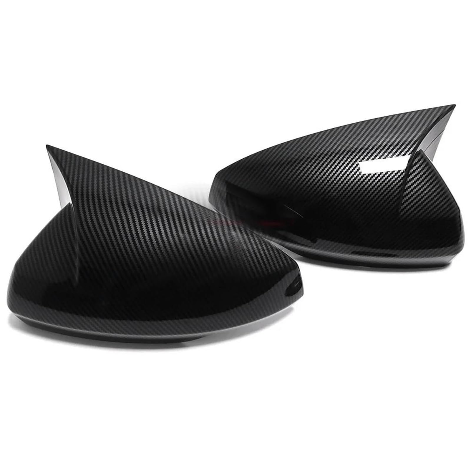Car Rearview Side Mirror Cover Sticker Wing Cap Exterior Door Case Trim Carbon Fiber for A1 Sportback 2019-2023(Carbon)