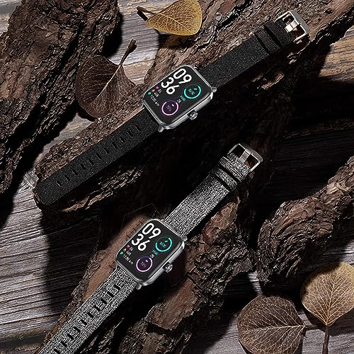 Correa de nylon 22mm para reloj inteligente Puqo miniatura 2