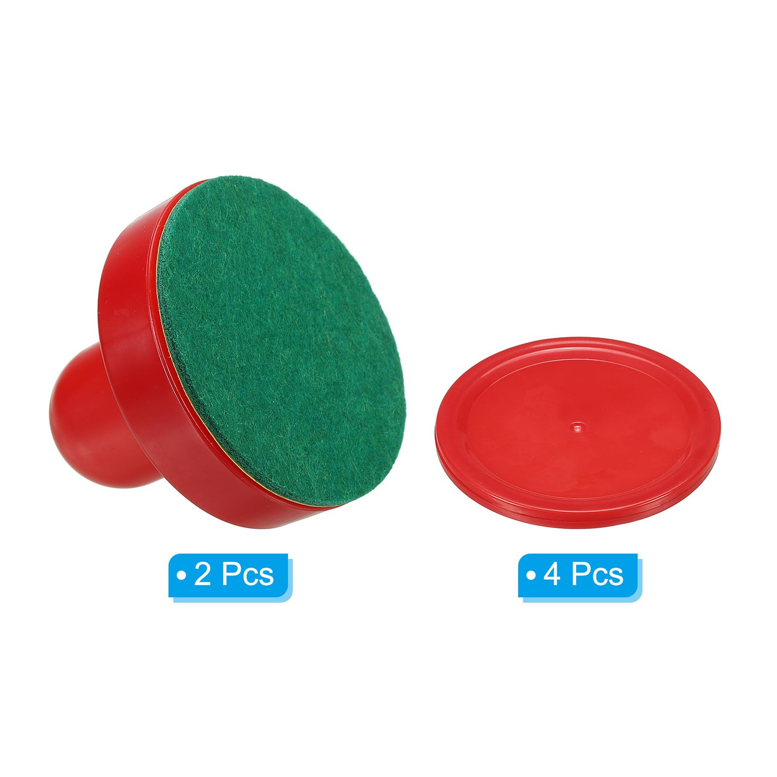 PATIKIL Spingitori Air Hockey e Air Hockey Dischi, Accessorio di Ricambio per Maniglie Paddle Tavolo Gioco