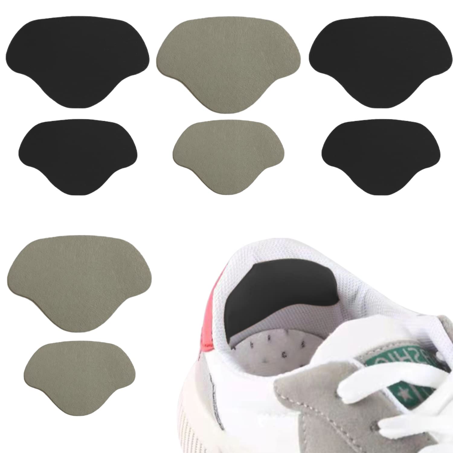 Shoe Heel Repair Sneaker hiel reparatie patch, schoen hiel reparatieset, set voor leren schoenen, sportschoenen en hoge hakken, klein en groot (Color : Blue, Size : 2 pair