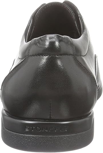 Scarpe Oxford Stonefly Berry II - Stringate Uomo In Pelle, Suola Gomma Blu Soft - Foto 11