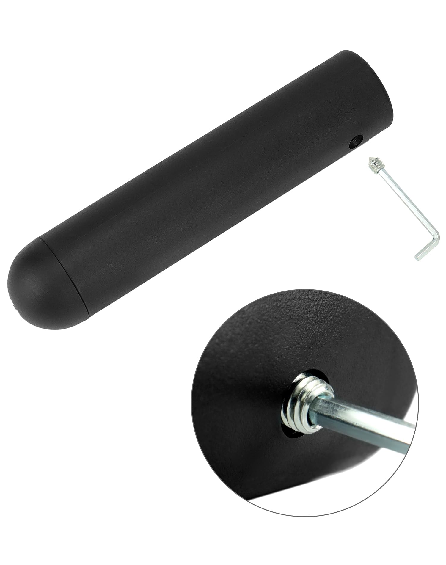QWORK® Sztanga adaptera, konwertuj pręty 25 mm na pręty 50 mm, plastikowy adapter sztangi