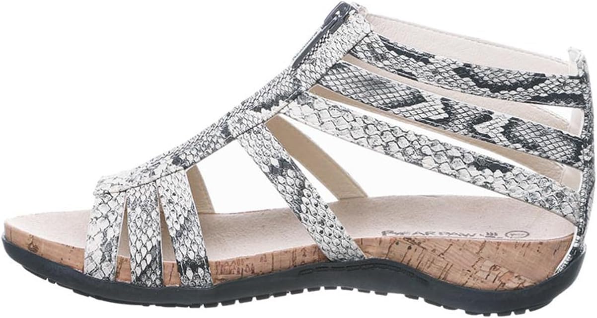 BEARPAW Women's Layla Bone Size 9 | Women's Sandal | Women's Shoe | Comfortable & Lightweight