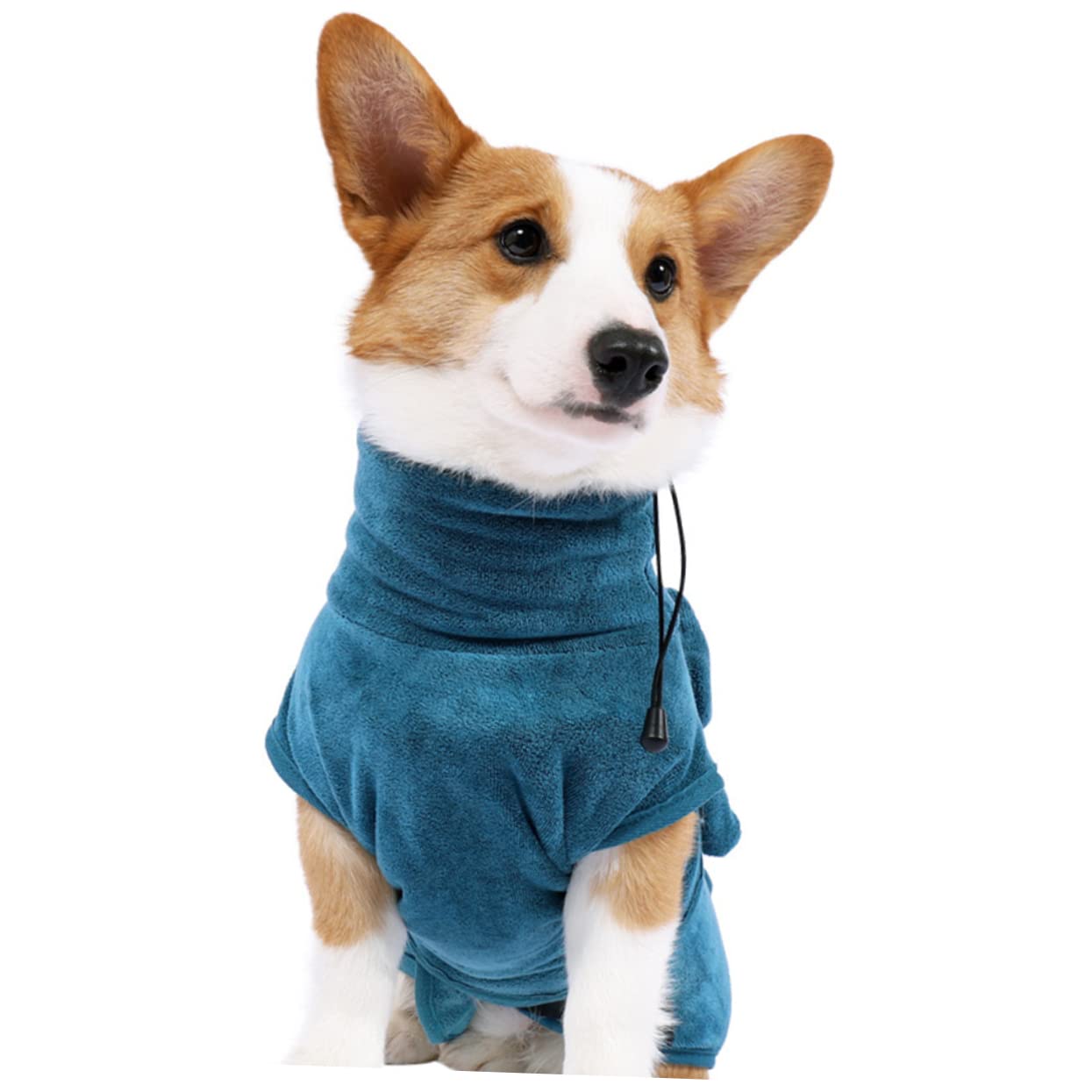 Peignoir pour chien séchage rapide en peluche confortable M