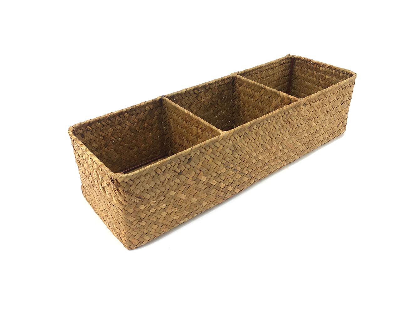 Buy 3Section Larger Toilet Tank Topper Paper Basket,Handwoven