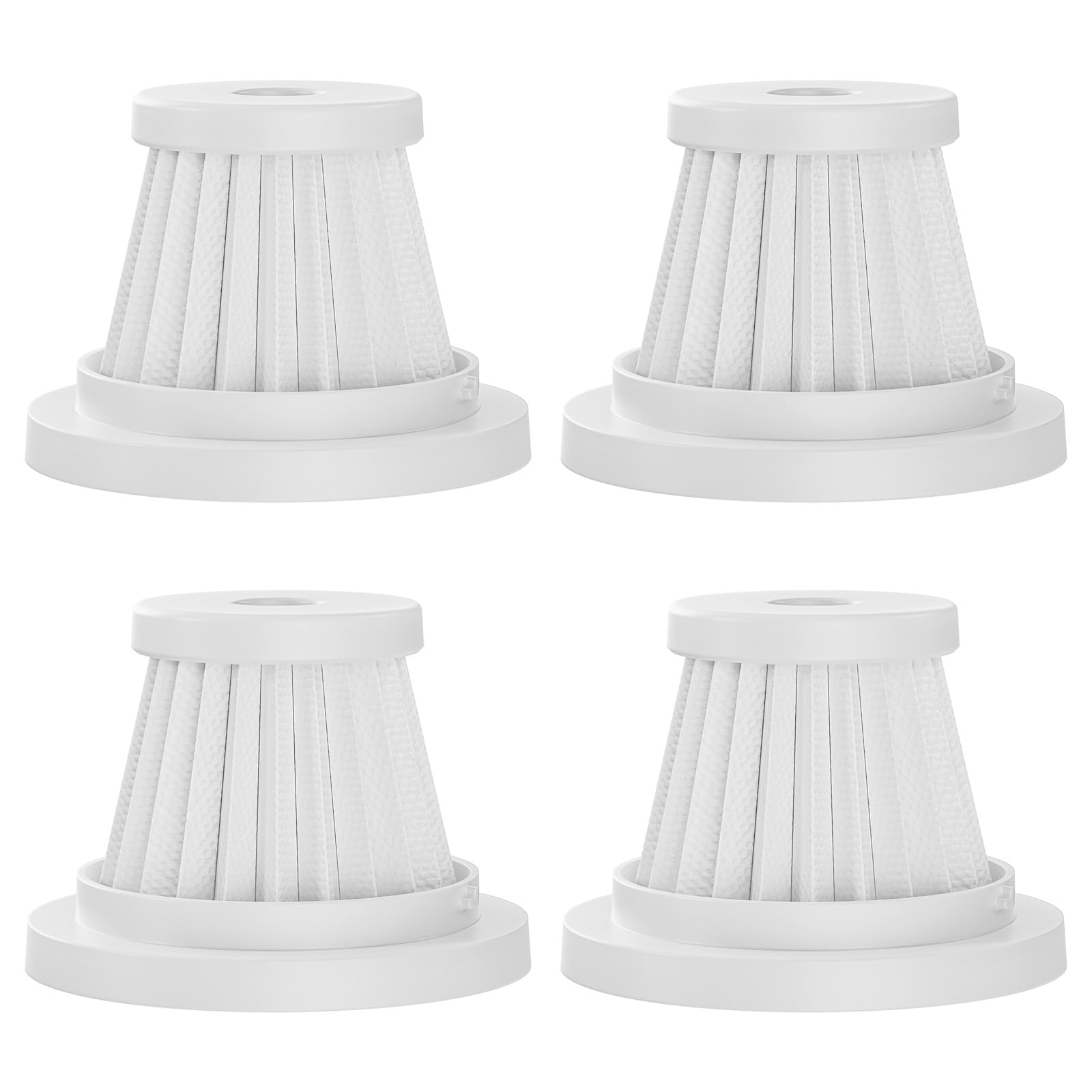 Voice-tank​​ 4 Pack Handheld Vacuum ​​Replacement Filters​​ - ​​High Efficiency​​ ​​Filter Cartridges​​ Compatible with ​​Voice-tank Models​​