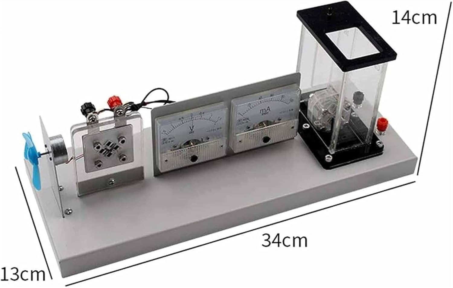 Wasserstoff-Sauerstoff-Generator-Kit, reversible Wasserstoff-Brennstoffzelle und Elektrolyseur, Lehrmittel for Physik- und Elektrizitätsexperimente, High-Tech-Wasserstoff-Brennstoffzelle und Elektroly