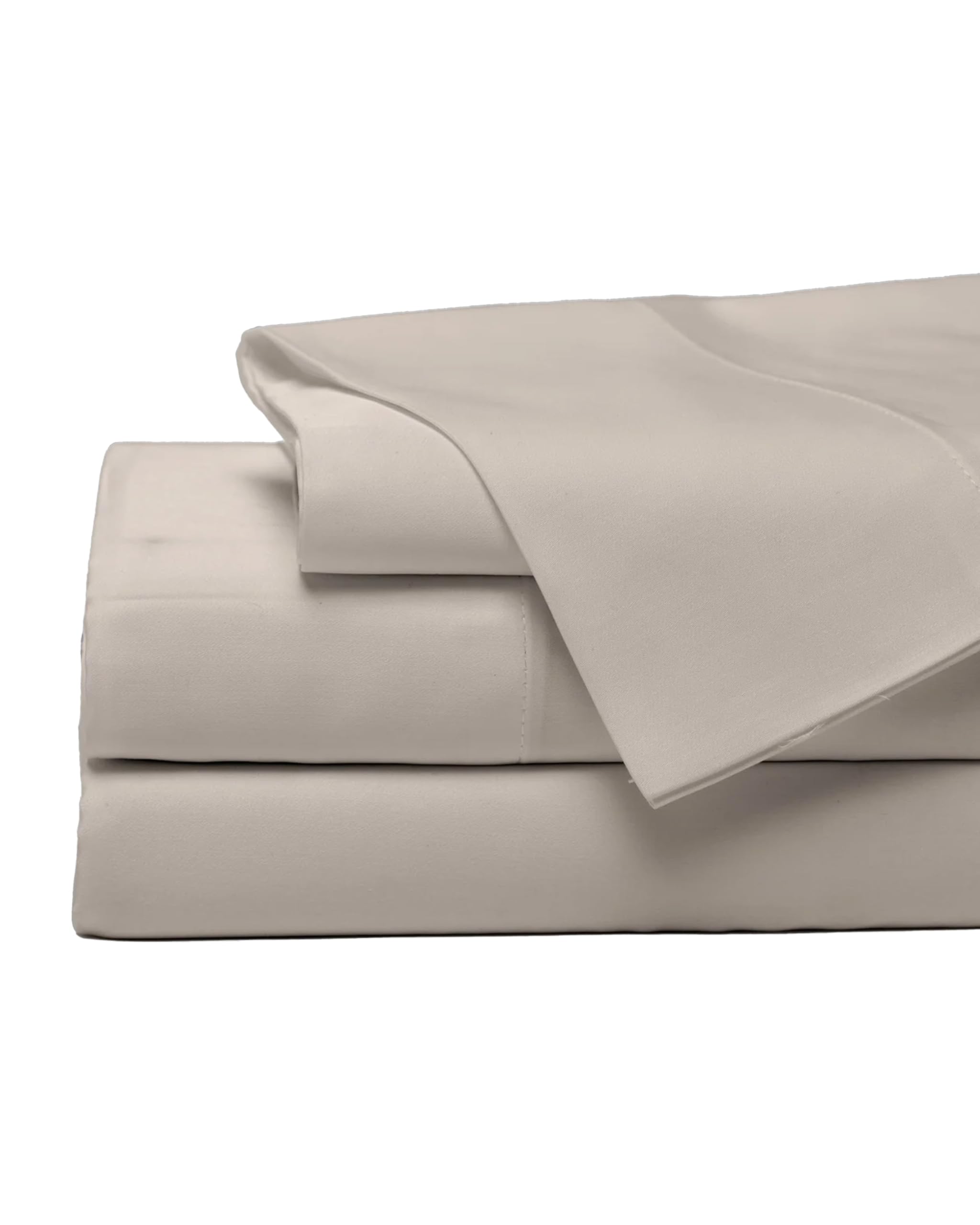 Cozy EarthLuxury Bed Sheet Set - 100% Viscose from Bamboo Fabric, Ultra-Soft & Breathable, Fits Regular & Deep Pocket Mattresses up to 20" - 4 Pieces King Sheet Set Driftwood