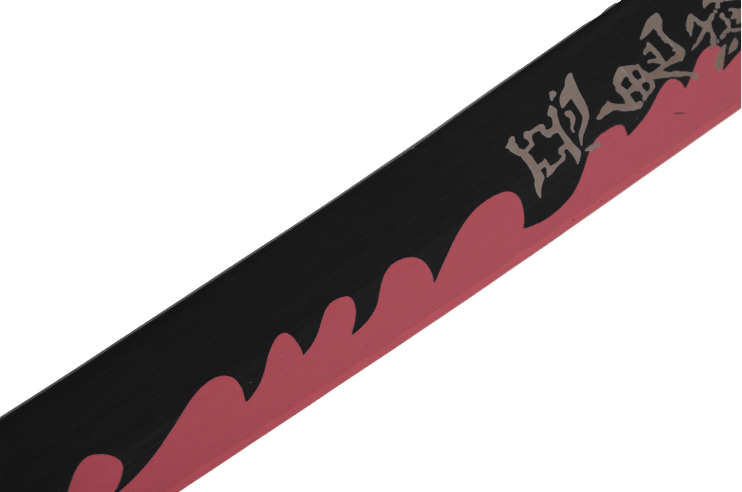 Offo Demon Slayer Mitsuri 100cm Life-Size Wooden Katana Replica, Premium Anime Cosplay Prop with Scabbard for Display & Collection, Decorative Gift for Fans & Collectors 2