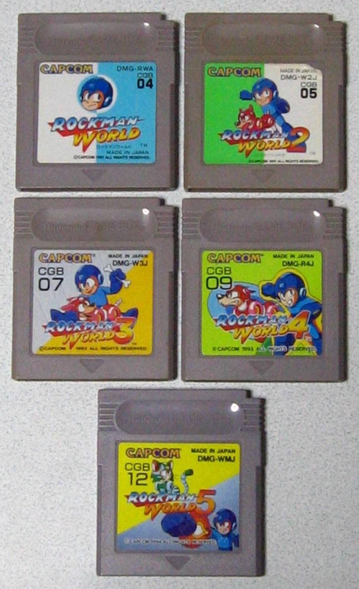 Amazon.co.jp: GB ロックマン ワールド 1/2/3/45 ROCKMAN WORLD 