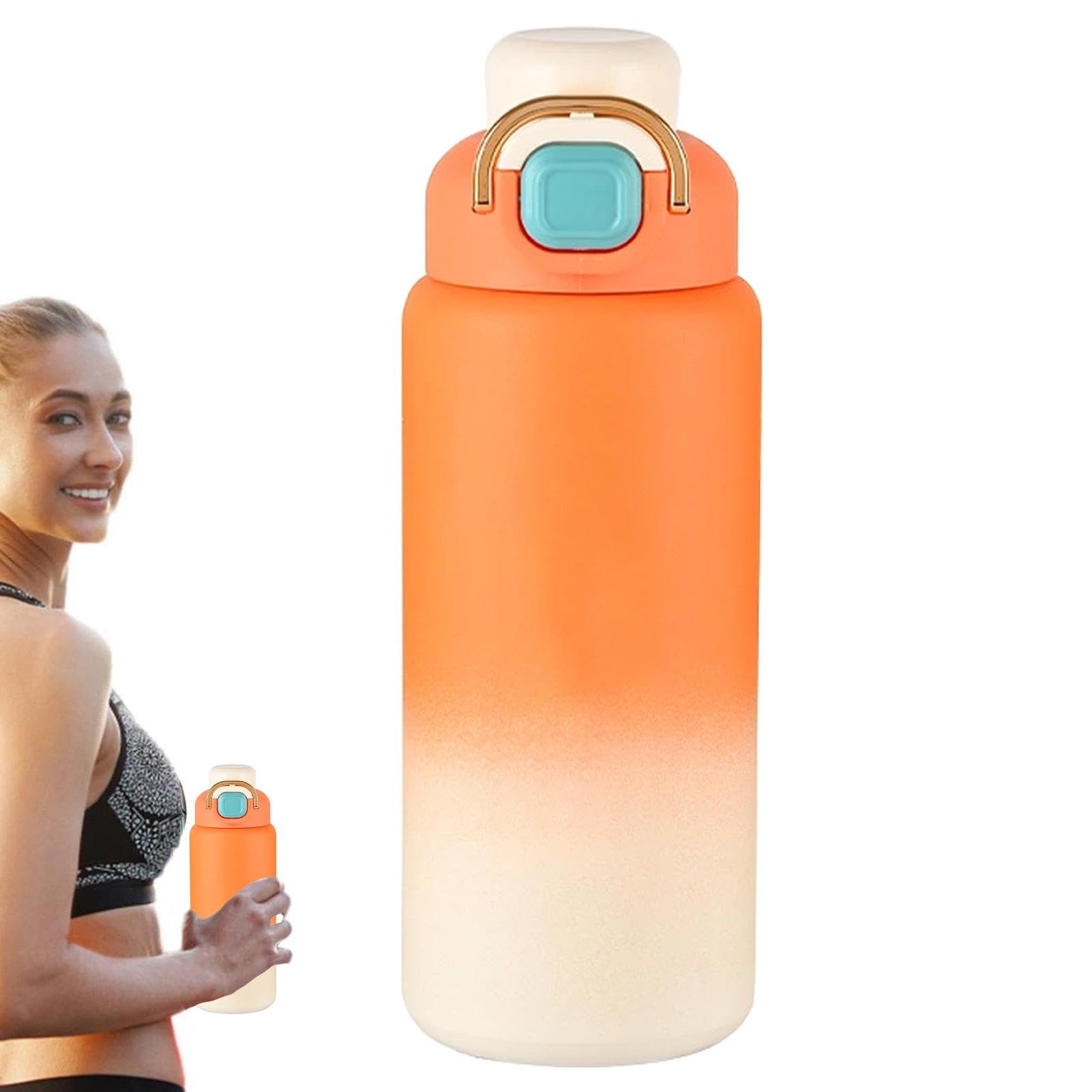 Borraccia Termica Borraccia Con Cannuccia Da 650 Ml Per Acqua Calda | Fiaschetta Impermeabile Da Esterno Per Bambini Scuola Ragazze Uomini Palestra Caffè Donne Sport Viaggio Esterno