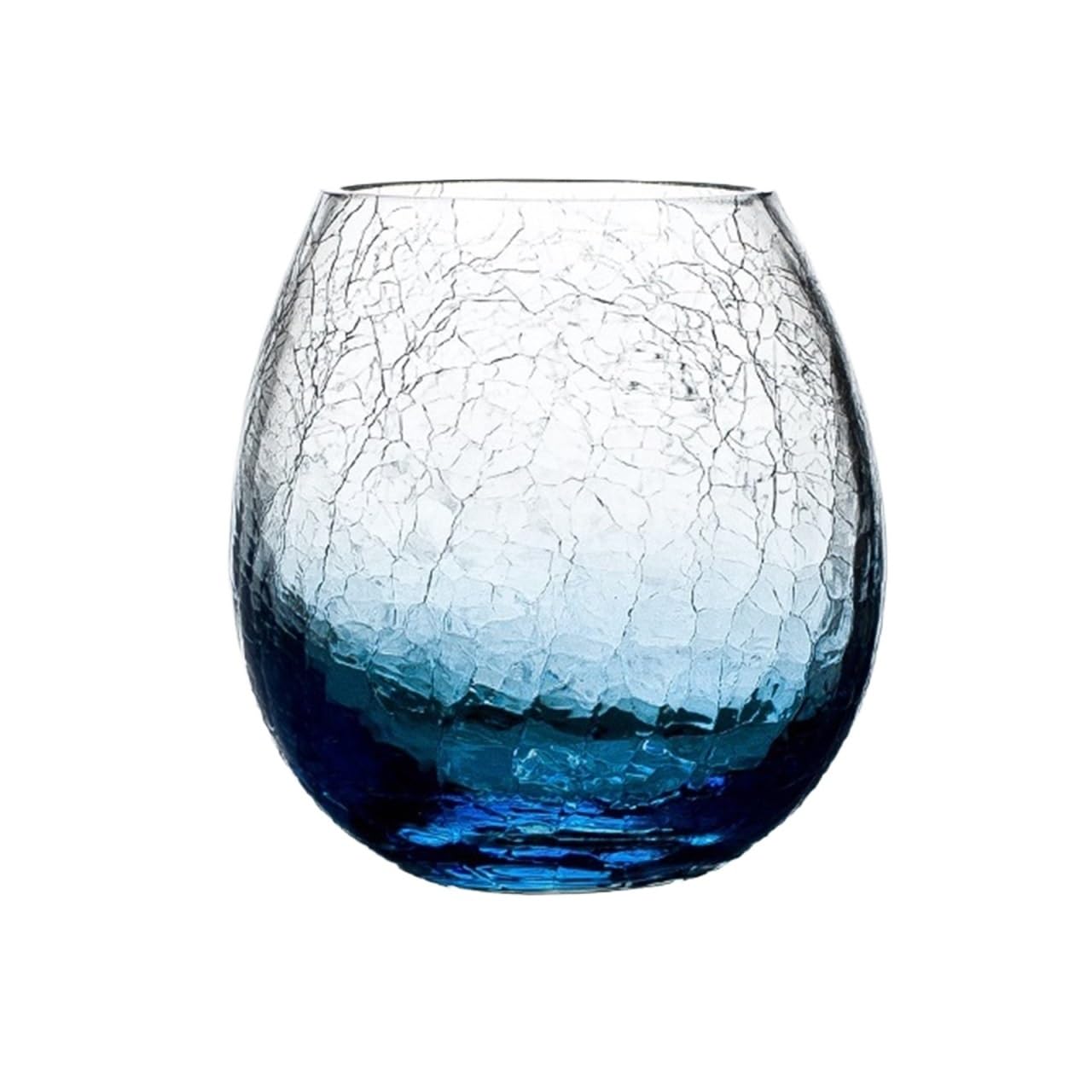 Vasos de agua azul texturizados ideales para animar tus fiestas en casa y barras de bar