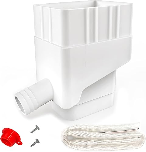 Anivia Sistema de recolección de agua de lluvia kit de desviador de barril de lluvia para desviar agua se adapta a caño estándar de 2 x 3 pulgadas