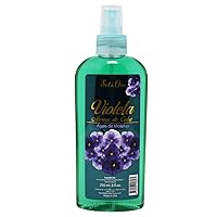 Vista 1 de Sol de Oro Violeta Aroma de Cuba Agua de Violetas – Fragancia de Agua Violeta de Cuba 8oz