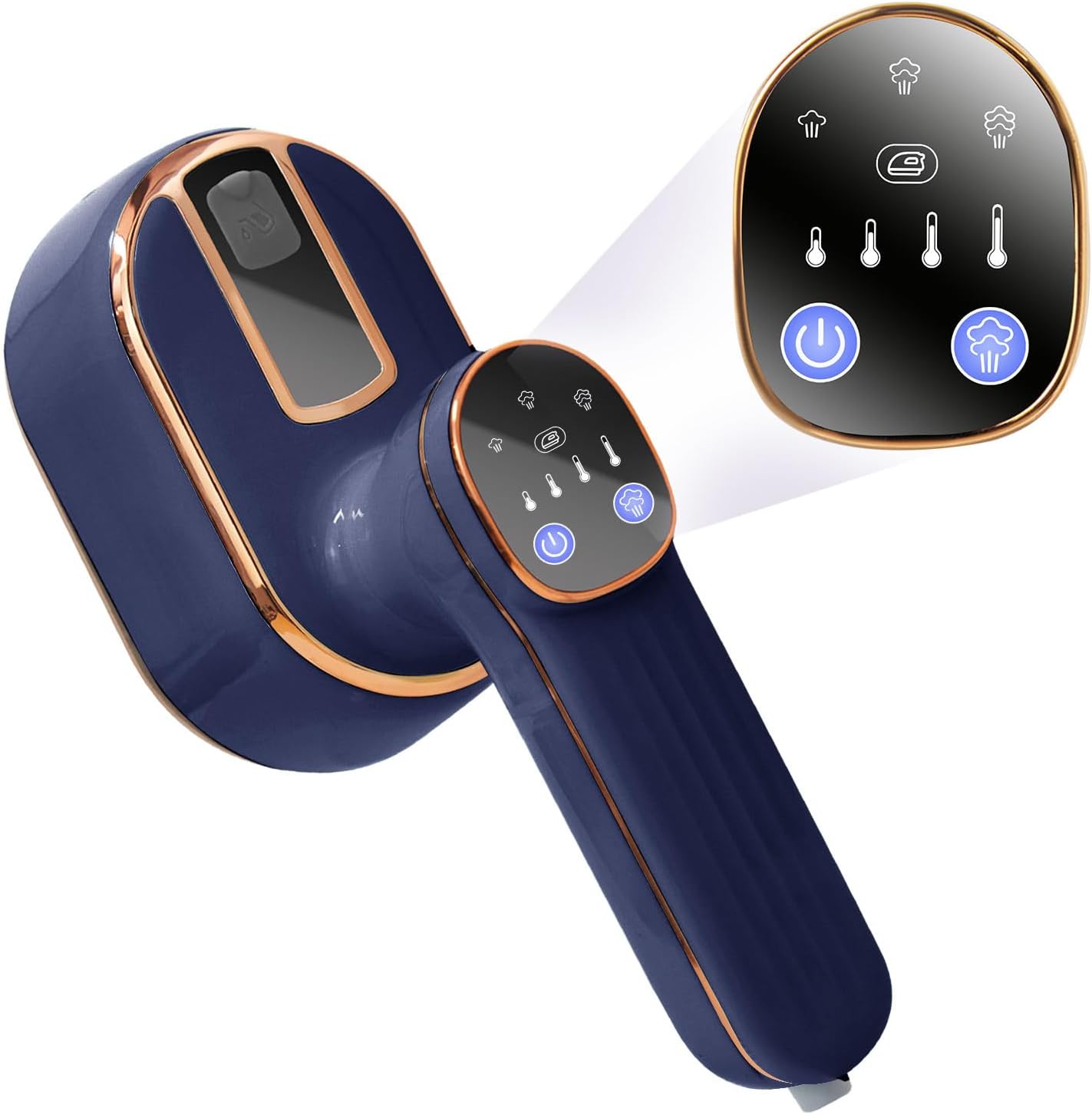 Foldable Travel Steamer For Clothes With Led Screen,Steamer&Iron 2 In 1,Portable Mini Iron Wrinkles Remover,1000w Plancha a Vapor Para Ropa For Home Office College 120v(Deep Sea Blue) Foldable Travel Steamer For Clothes With Led Screen,Steamer&Iron 2 In 1,Portable Mini Iron Wrinkles Remover,1000w Plancha a Vapor Para Ropa For Home Office College 120v(Deep Sea Blue)