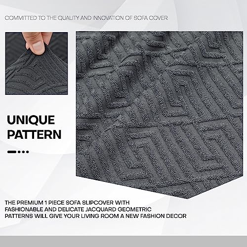 CHELZEN Super Stretch Sofa Seat Cushion Cover, Fitted Sofa Cushion Slipcovers, Soft Couch Cushion Covers - Image 4