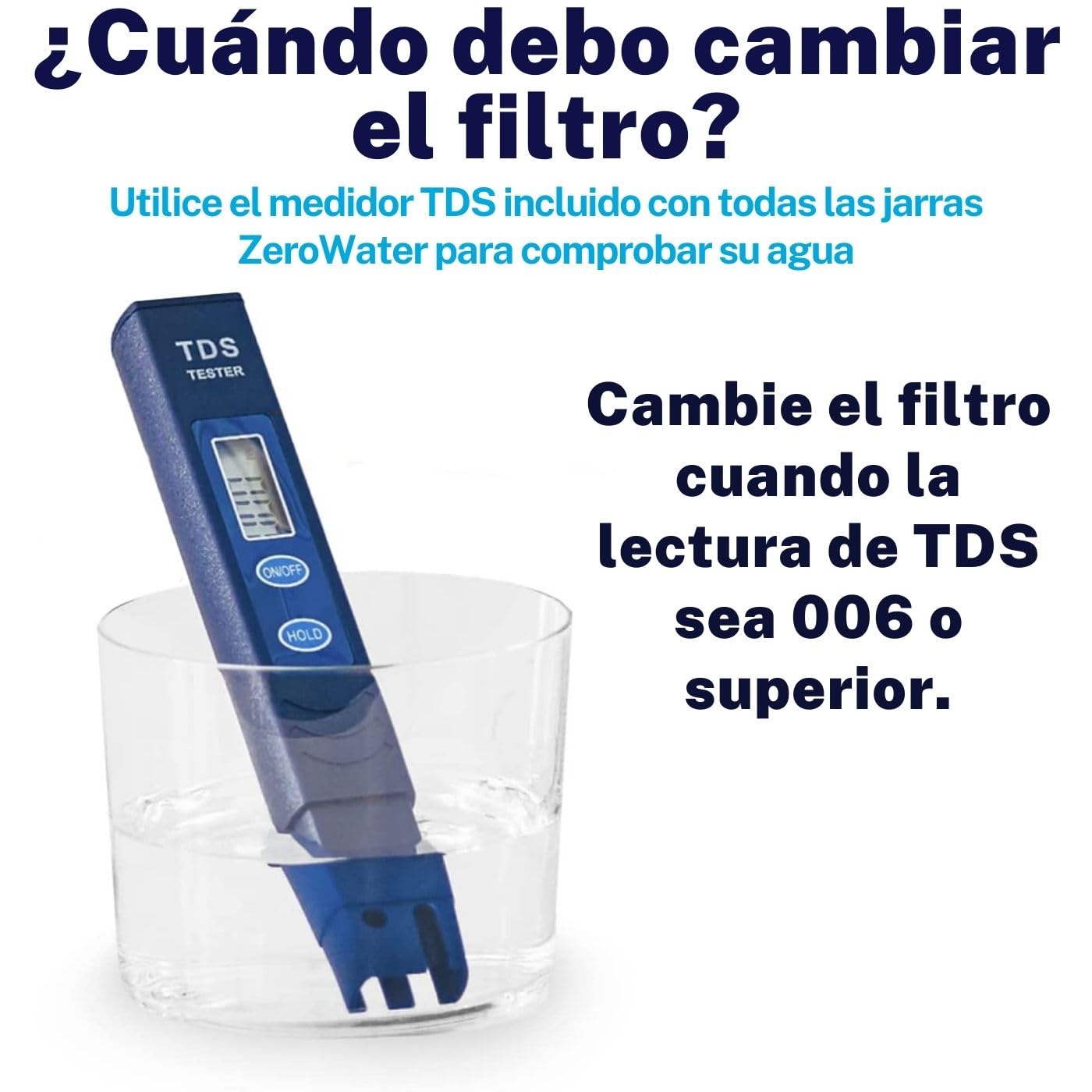 Culligan ZeroWater Dispensador de agua filtrada de 5,2 L. Combo 3 Cartuchos + Dispensador. Certificado IAPMO para Reducir la Cal el Plomo y Otros Metales Pesados.